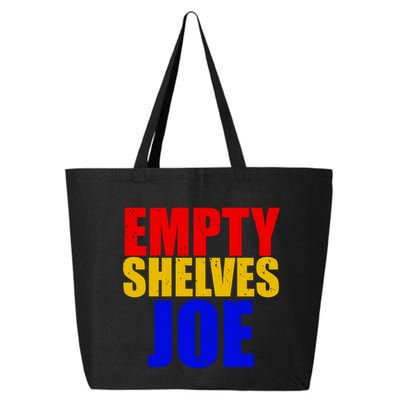 Empty Shelves Joe Conservative Anti Liberal 25L Jumbo Tote