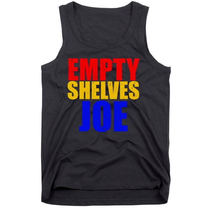 Empty Shelves Joe Conservative Anti Liberal Tank Top