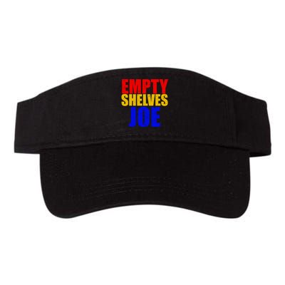 Empty Shelves Joe Conservative Anti Liberal Valucap Bio-Washed Visor