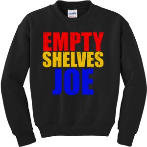 Empty Shelves Joe Conservative Anti Liberal Kids Sweatshirt