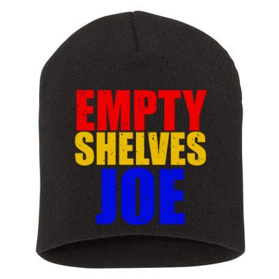 Empty Shelves Joe Conservative Anti Liberal Short Acrylic Beanie