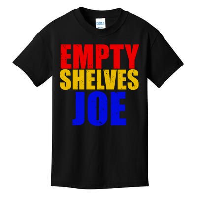 Empty Shelves Joe Conservative Anti Liberal Kids T-Shirt