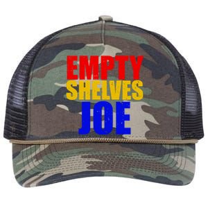 Empty Shelves Joe Conservative Anti Liberal Retro Rope Trucker Hat Cap