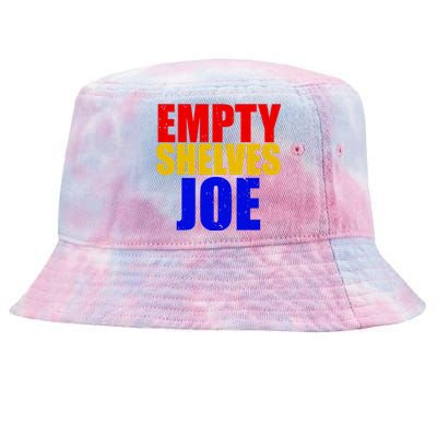 Empty Shelves Joe Conservative Anti Liberal Tie-Dyed Bucket Hat