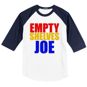 Empty Shelves Joe Conservative Anti Liberal Baseball Sleeve Shirt