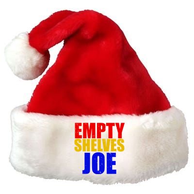 Empty Shelves Joe Conservative Anti Liberal Premium Christmas Santa Hat