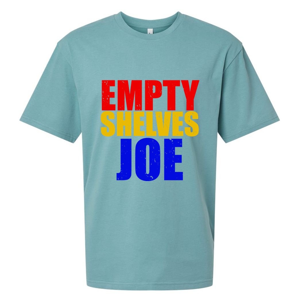 Empty Shelves Joe Conservative Anti Liberal Sueded Cloud Jersey T-Shirt