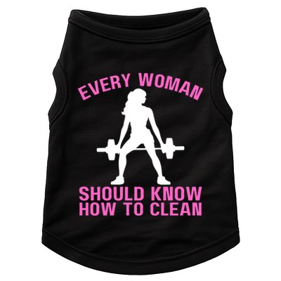 Every Should Know How To Clean Workout Gym Gift Doggie Tank