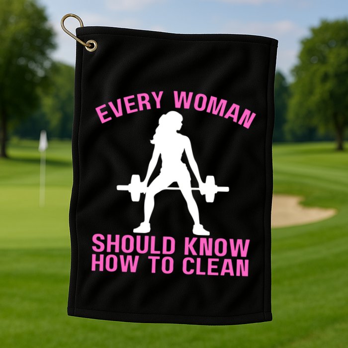 Every Should Know How To Clean Workout Gym Gift Golf Towel