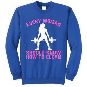 Every Should Know How To Clean Workout Gym Gift Sweatshirt