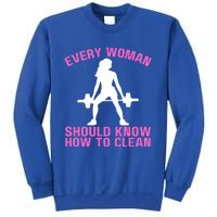 Every Should Know How To Clean Workout Gym Gift Sweatshirt