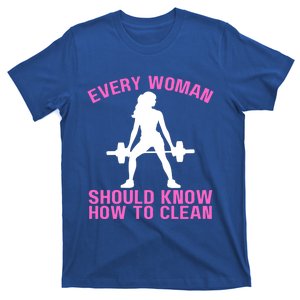 Every Should Know How To Clean Workout Gym Gift T-Shirt