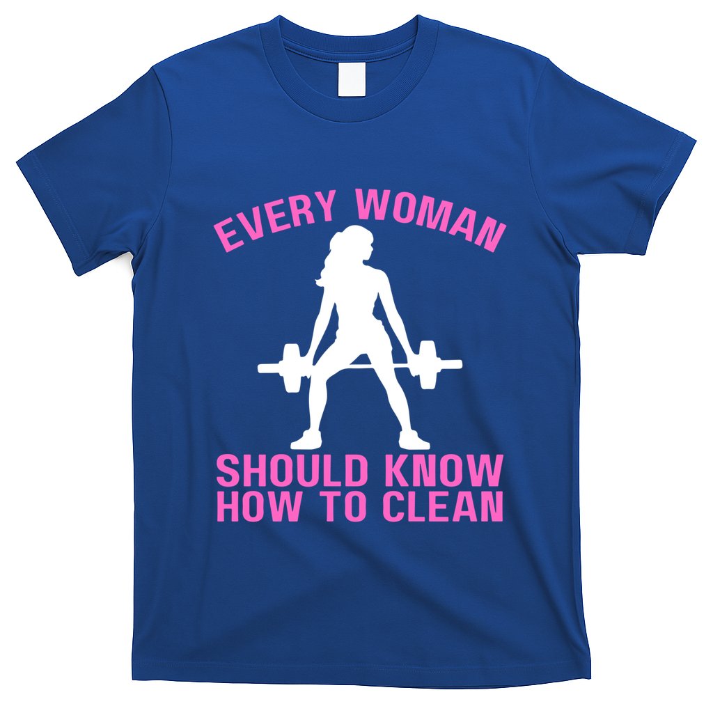 Every Should Know How To Clean Workout Gym Gift T-Shirt