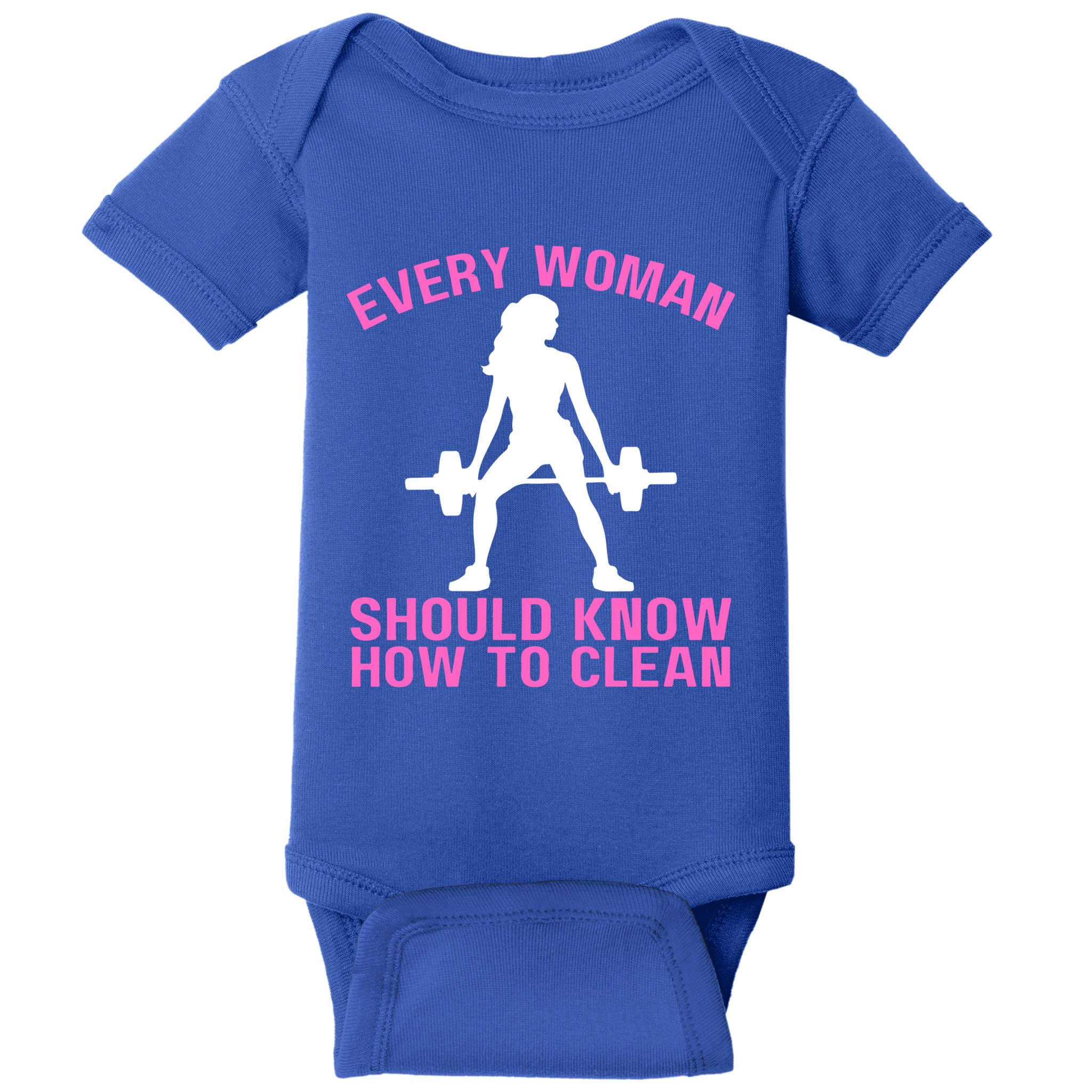 Every Should Know How To Clean Workout Gym Gift Baby Bodysuit