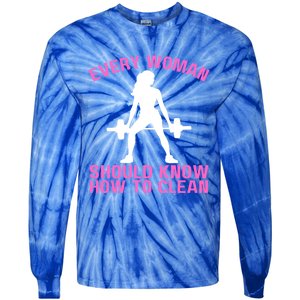 Every Should Know How To Clean Workout Gym Gift Tie-Dye Long Sleeve Shirt