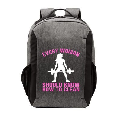 Every Should Know How To Clean Workout Gym Gift Vector Backpack