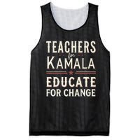 Educators Support Kamala Harris Education Teacher Harris Mesh Reversible Basketball Jersey Tank