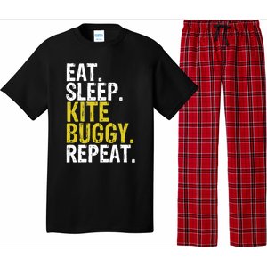 Eat Sleep Kite Buggy Repeat Gift Cute Gift Pajama Set