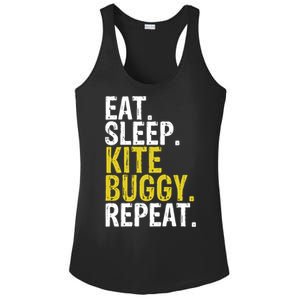 Eat Sleep Kite Buggy Repeat Gift Cute Gift Ladies PosiCharge Competitor Racerback Tank