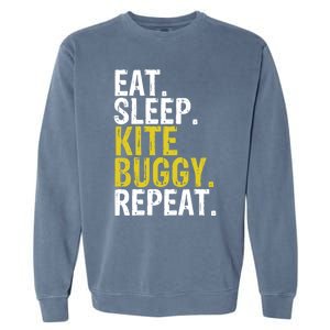 Eat Sleep Kite Buggy Repeat Gift Cute Gift Garment-Dyed Sweatshirt