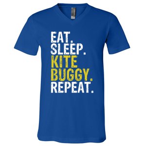 Eat Sleep Kite Buggy Repeat Gift Cute Gift V-Neck T-Shirt