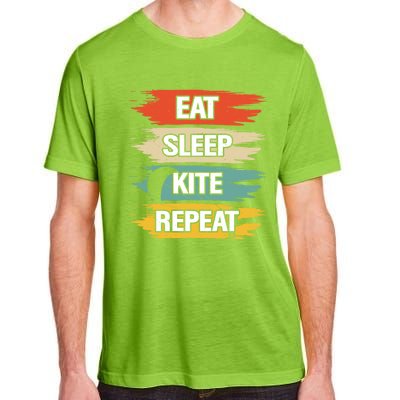 Eat Sleep Kite Repeat Gift Adult ChromaSoft Performance T-Shirt