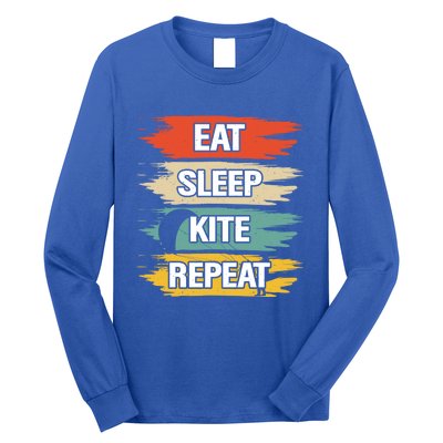 Eat Sleep Kite Repeat Gift Long Sleeve Shirt