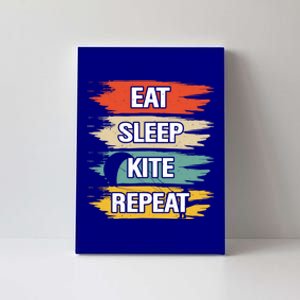 Eat Sleep Kite Repeat Gift Canvas