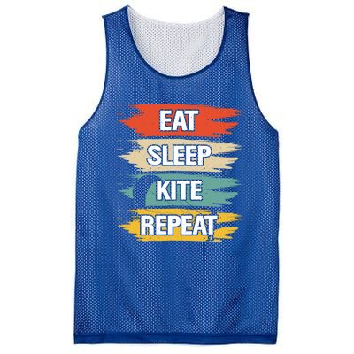 Eat Sleep Kite Repeat Gift Mesh Reversible Basketball Jersey Tank