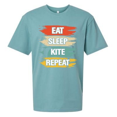 Eat Sleep Kite Repeat Gift Sueded Cloud Jersey T-Shirt