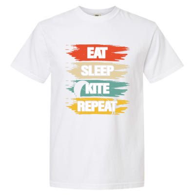 Eat Sleep Kite Repeat Gift Garment-Dyed Heavyweight T-Shirt