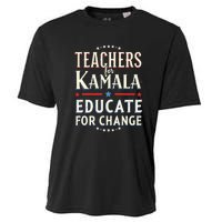 Educators Support Kamala Harris Education Teacher Harris Cooling Performance Crew T-Shirt