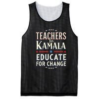 Educators Support Kamala Harris Education Teacher Harris Mesh Reversible Basketball Jersey Tank