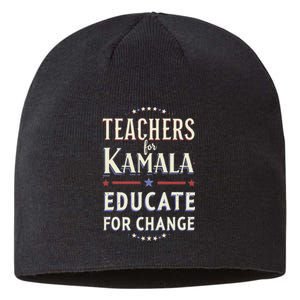 Educators Support Kamala Harris Education Teacher Harris Sustainable Beanie