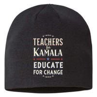 Educators Support Kamala Harris Education Teacher Harris Sustainable Beanie