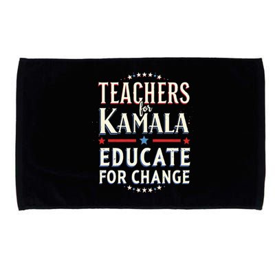 Educators Support Kamala Harris Education Teacher Harris Microfiber Hand Towel