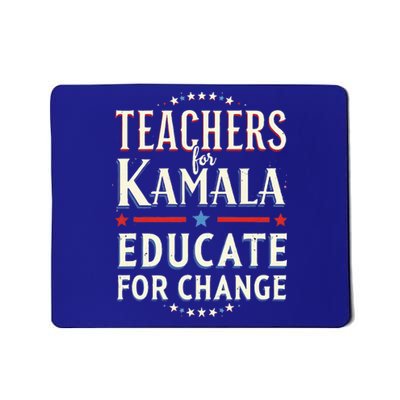 Educators Support Kamala Harris Education Teacher Harris Mousepad