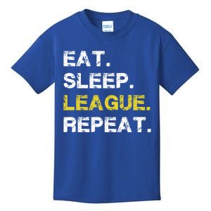 Eat Sleep League Repeat Sports Game Gaming Gift Cool Gift Kids T-Shirt