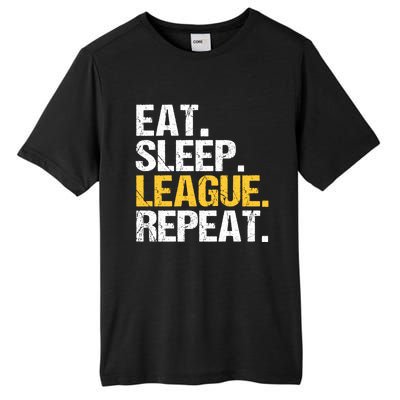 Eat Sleep League Repeat Sports Game Gaming Cute Gift Tall Fusion ChromaSoft Performance T-Shirt