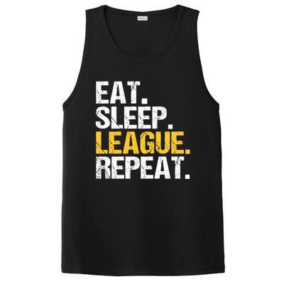 Eat Sleep League Repeat Sports Game Gaming Cute Gift PosiCharge Competitor Tank