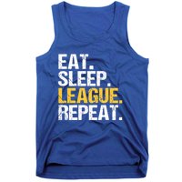 Eat Sleep League Repeat Sports Game Gaming Cute Gift Tank Top