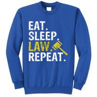 Eat Sleep Law Repeat School Lawyer Gift Sweatshirt