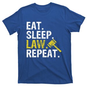 Eat Sleep Law Repeat School Lawyer Gift T-Shirt