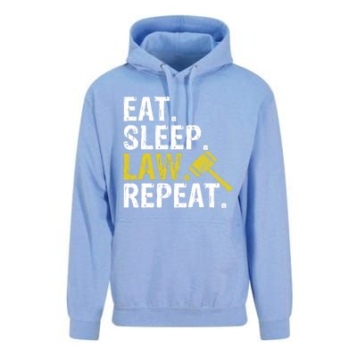 Eat Sleep Law Repeat School Lawyer Gift Unisex Surf Hoodie