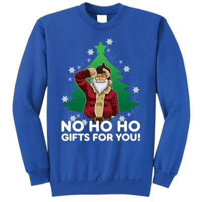 Evil Santa Loser Gesture No Ho Ho Funny Gift For You! Christmas Funny Gift Sweatshirt