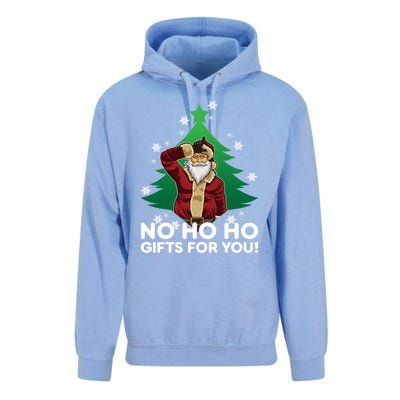 Evil Santa Loser Gesture No Ho Ho Funny Gift For You! Christmas Funny Gift Unisex Surf Hoodie