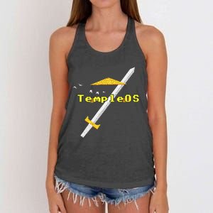 Empleos Startup Logo. Emple Os Created By Erry A.Davis Women's Knotted Racerback Tank