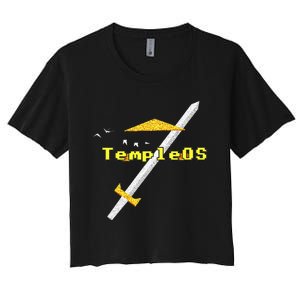 Empleos Startup Logo. Emple Os Created By Erry A.Davis Women's Crop Top Tee