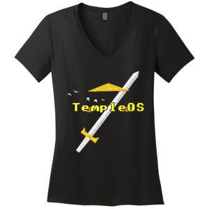 Empleos Startup Logo. Emple Os Created By Erry A.Davis Women's V-Neck T-Shirt