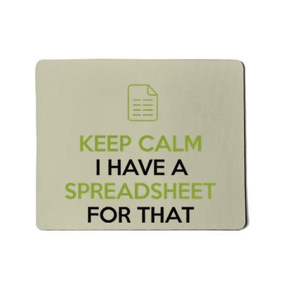 Excel Spreadsheets Lover Gift Accountant Mousepad